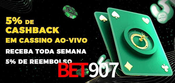 Promoções do cassino ao Vivo bet907
